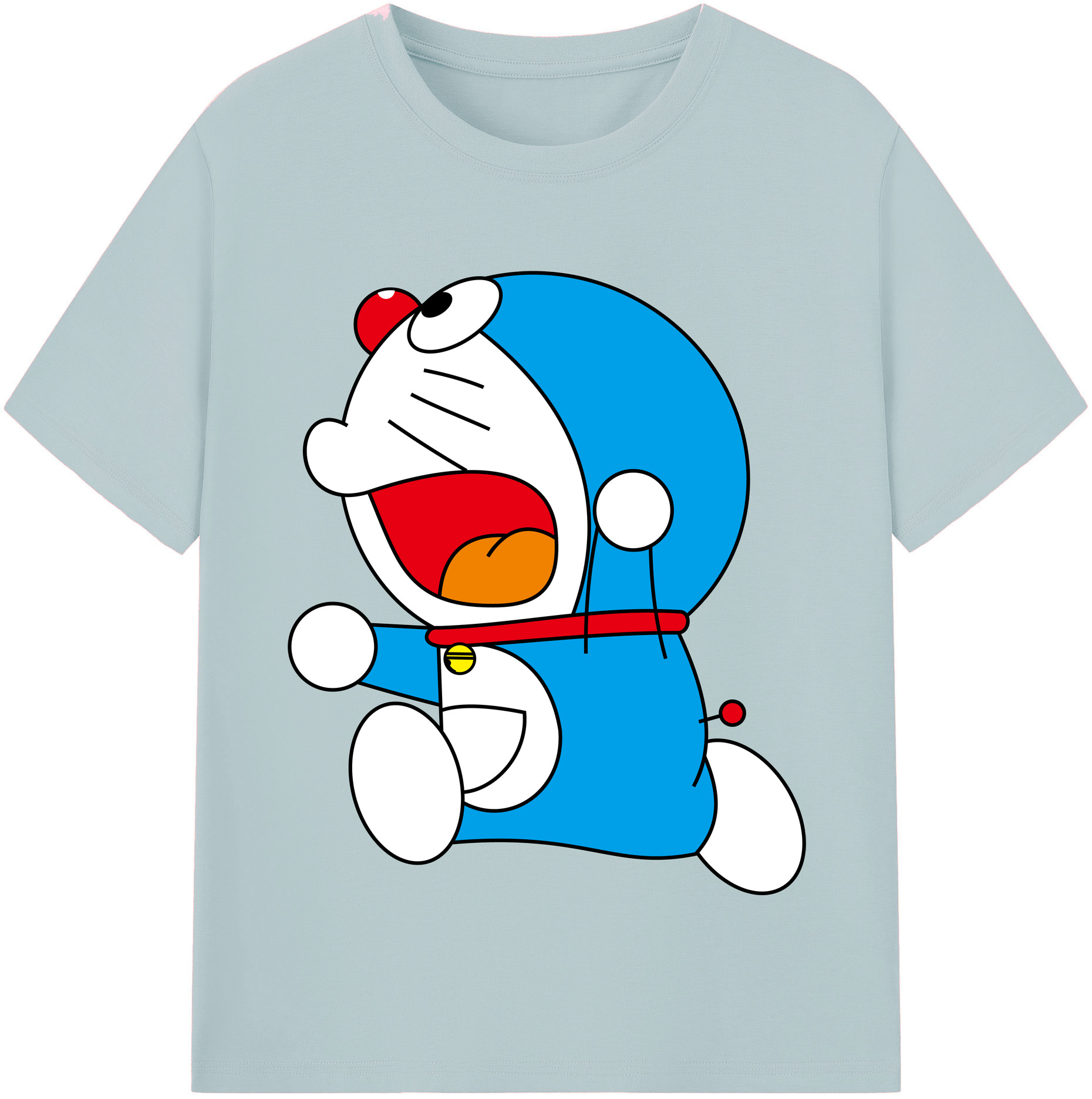 （画像用） ドラえもん Doraemon 綿100％半袖Tシャツ（フロントプリント）
